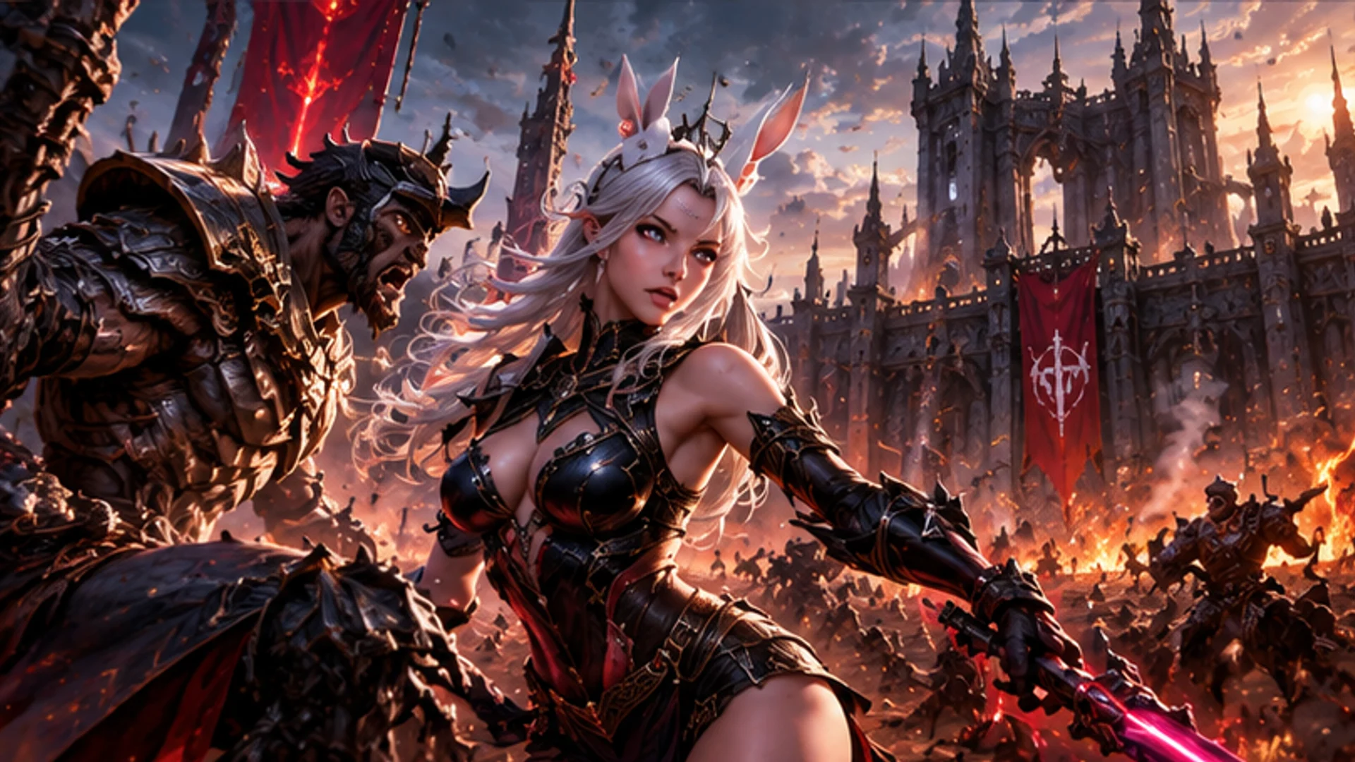 Battleground combat on TERA WARBOUND